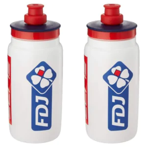 Kit 2 Garrafa Elite Fly 550ml Branca Groupama Team FDJ