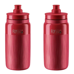 Kit 2 Garrafa Elite Fly Tex 550ml Bordô