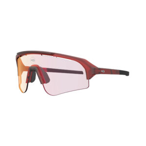 Kit Óculos HB Edge S M Red Crystal PHOTO Red + Lente S Pink