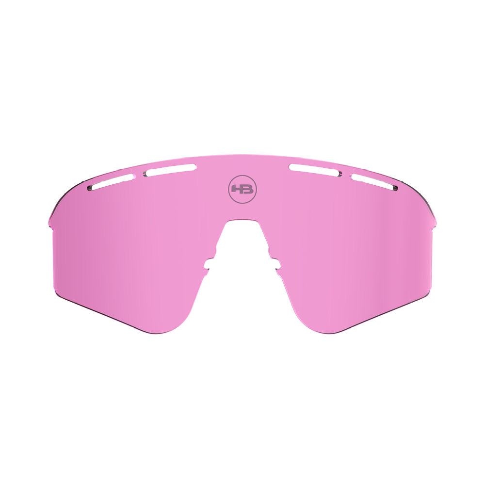 Kit Óculos HB Edge Gloss Crystal Blue Chrome + Lente S Pink - Imagem 3