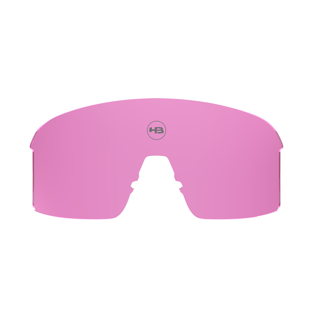 Kit Óculos HB Edge Gloss Crystal Blue Chrome + Lente Pink - Imagem 3