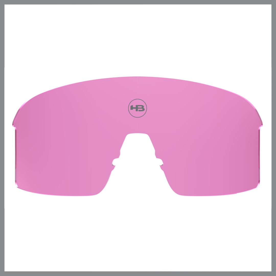 Kit Óculos HB Edge S Gloss Crystal Amber + Lente Pink - Imagem 3