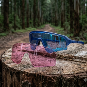 Kit Óculos HB Edge S M Electric B PHOTO Blue + Lente Pink