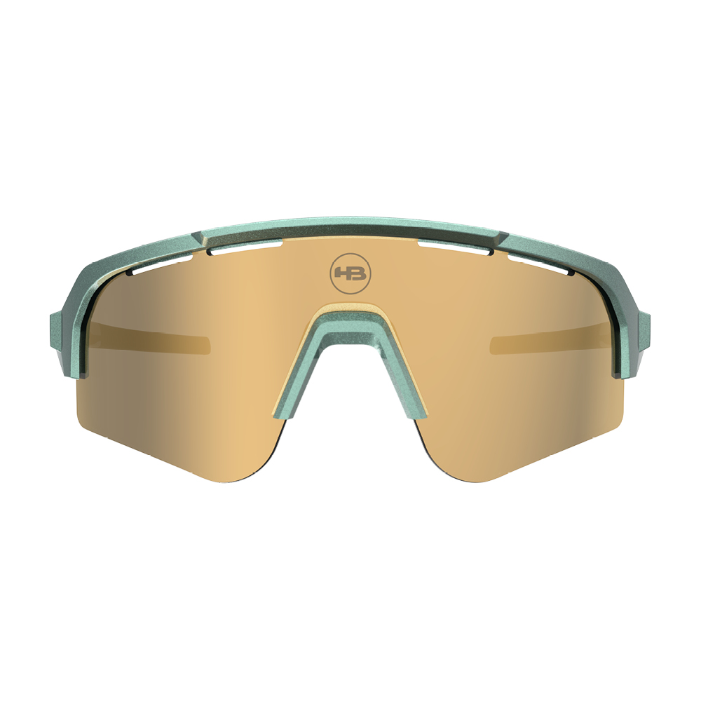 Kit Óculos HB Edge S M Metalic Green Gold Ch + Lente S Pink - Imagem 5