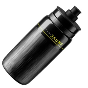 Garrafa Elite Fly Tex 550ml Preta Mailot Jaune Tour d France