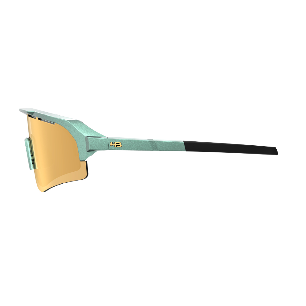 Kit Óculos HB Edge S M Metalic Green Gold Ch + Lente S Pink - Imagem 4