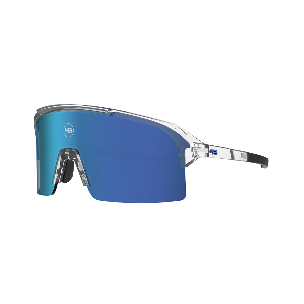 Kit Óculos HB Edge Gloss Crystal Blue Chrome + Lente S Pink - Imagem 2