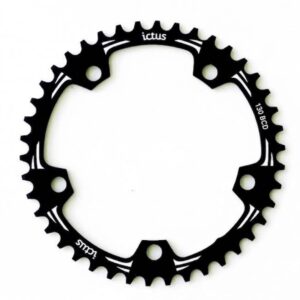 Coroa Ictus Indexada SPEED BCD 130 39 Preta 5 Furos
