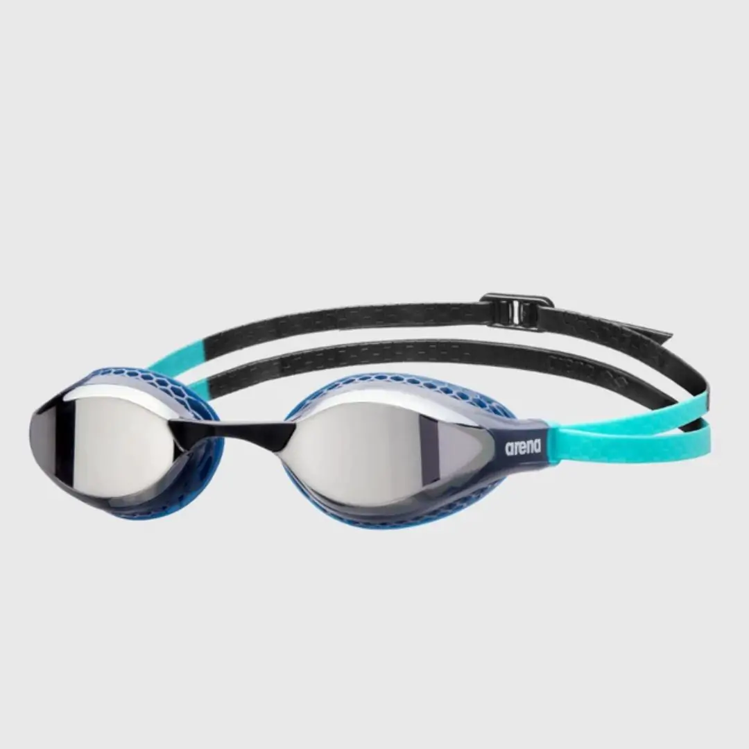 Óculos Natação Arena Air-Speed Mirror Prata Azul-água 003151_112 - Imagem 2