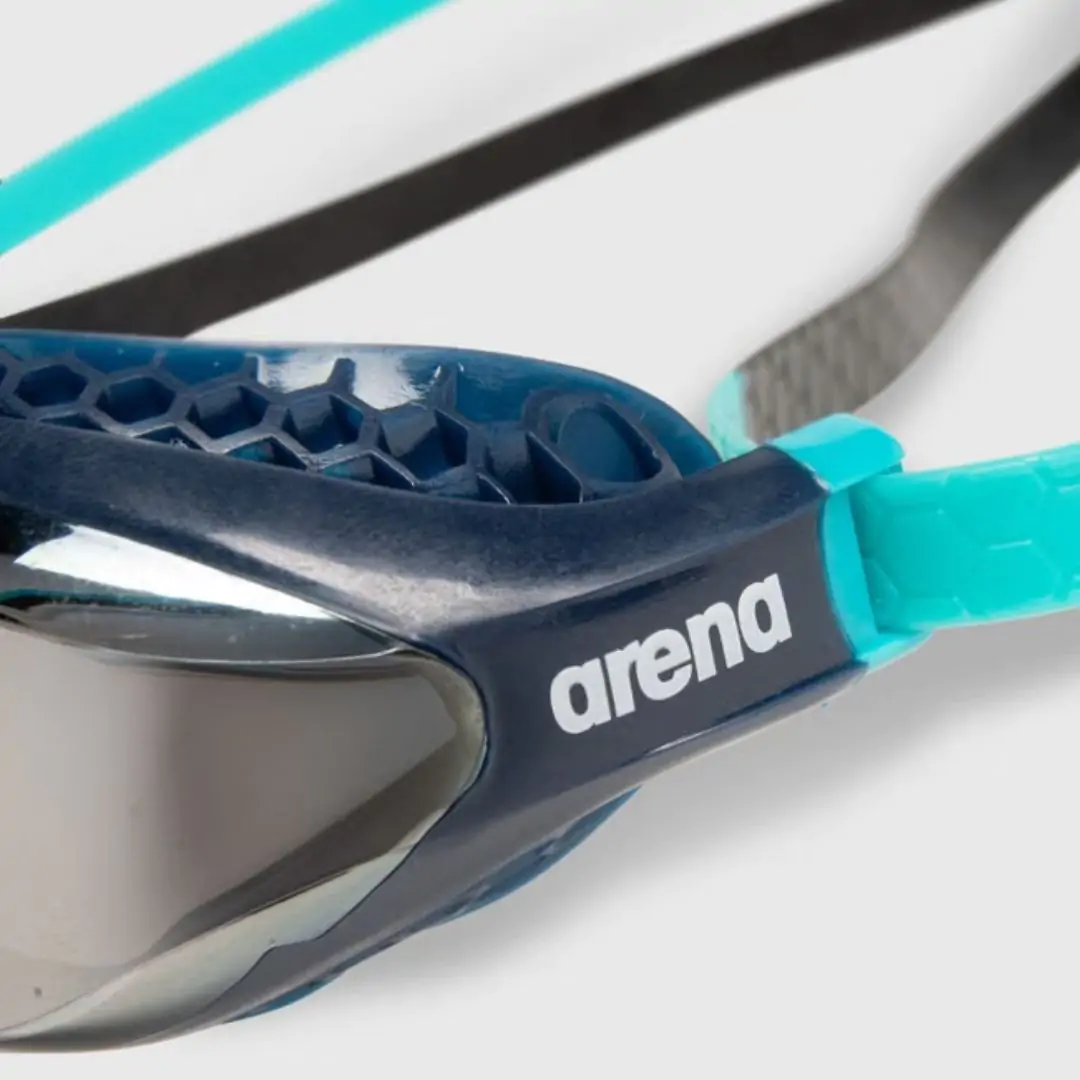 Óculos Natação Arena Air-Speed Mirror Prata Azul-água 003151_112 - Imagem 4