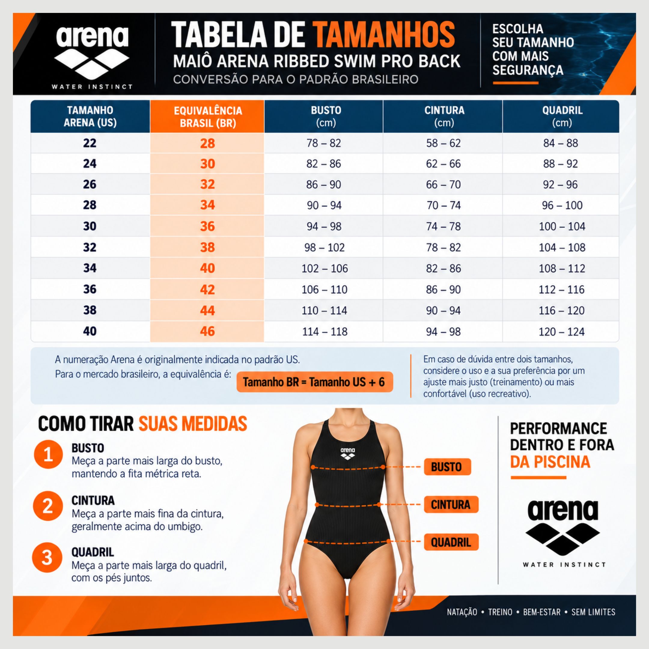 Maiô Natação ARENA Maxfit Dynamo Vermelho TAM 38 | 32 USA / 006485_400_38 - Imagem 5