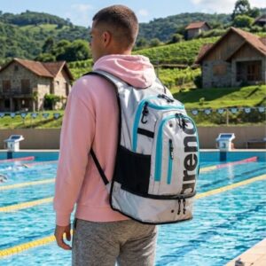 Mochila ARENA Fastpack 3.0 40 Litros Ice-Sky Cinza Azul 005295_104