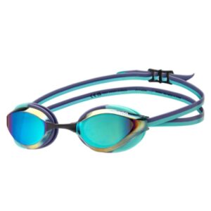 Óculos Natação Arena Python Mirror Azul Turquesa 1E763_124_TU