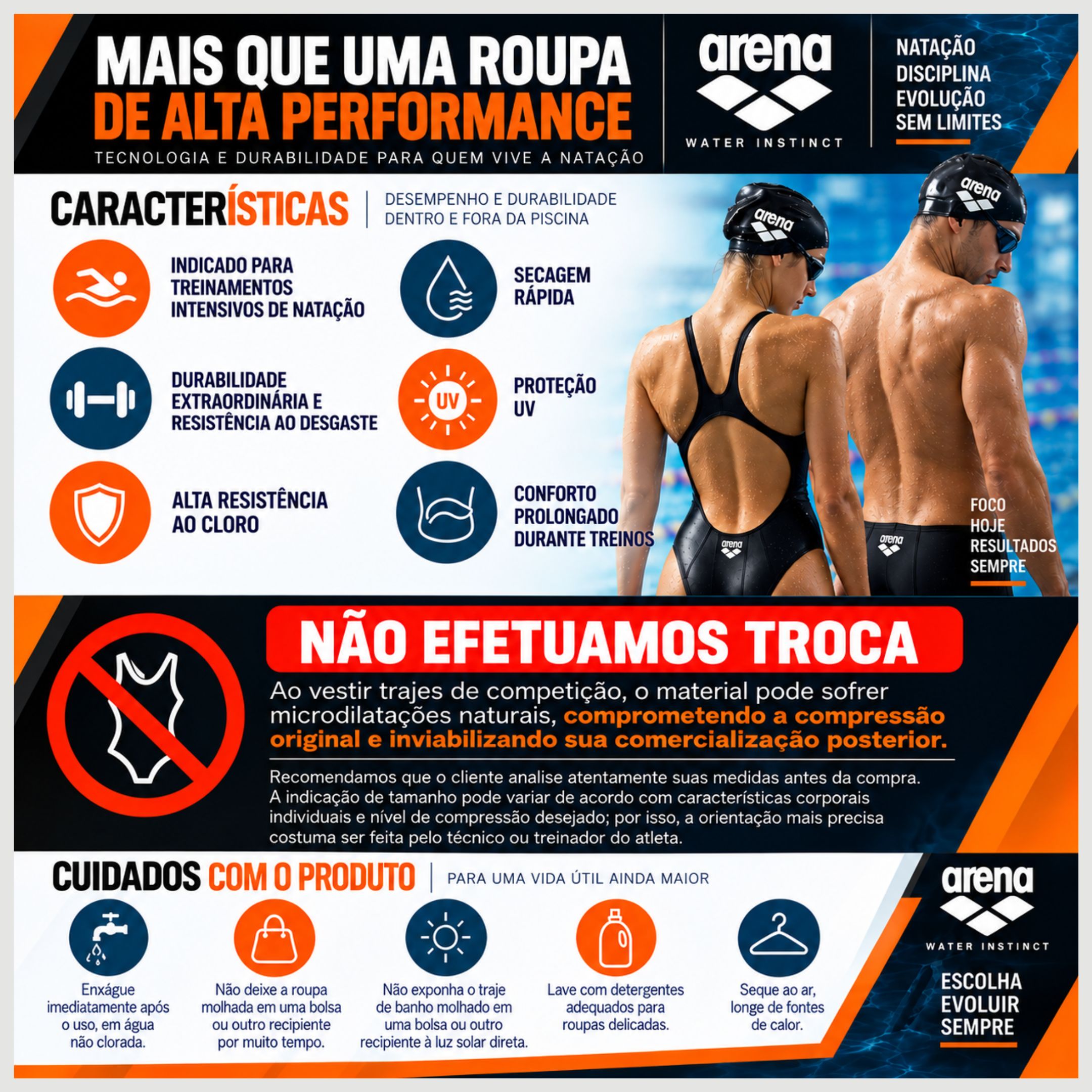 Maiô Natação ARENA Maxfit Dynamo Vermelho TAM 38 | 32 USA / 006485_400_38 - Imagem 15
