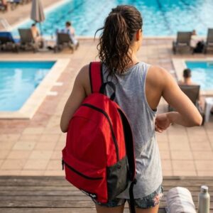 Mochila Natação ARENA Backpack 30 Litros Vermelho 002481_400