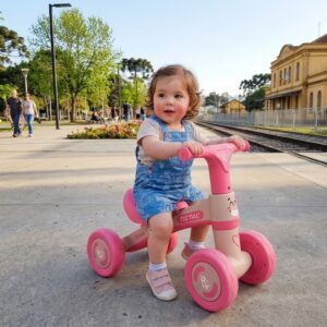 Quadriciclo Infantil Colli Tic Tac Rosa