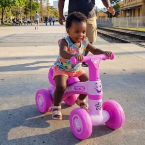 Quadriciclo Infantil Colli Tic Tac Roxo